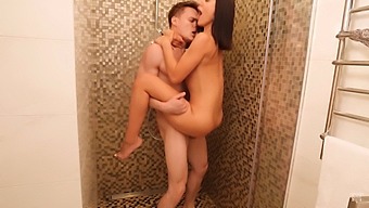 Verified Model Gets Surprised By Unexpected Shower Sex With Well-Endowed Partner