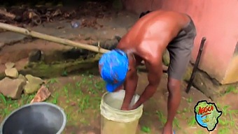 My African Girlfriend Gives Me A Witchcraft-Induced Orgasm
