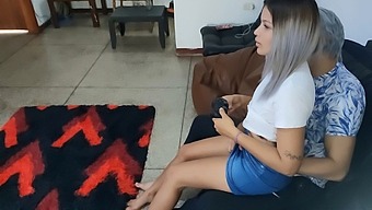 Almost Getting Caught, I Seduce My Daughter-In-Law With Fitness Toys