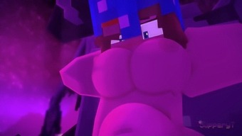 Jennys Særegne Rejse I Minecraft Hentai Series: Slipperyt